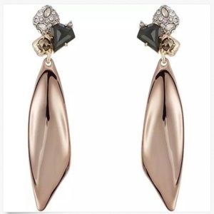 SIGNED NWOT Alexis Bittar Swarovski Rose Gold